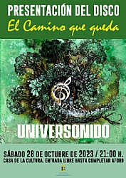 PRESENTACIÓN NUEVO DISCO DE UNIVERSONIDO: 