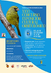 FERIA 2026: INAUGURACIÓN DEL XXVI CONCURSO EXPOSICIÓN CULTURAL ORNITOLÓGICA