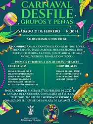 CARNAVAL 2026: DESFILE DE GRUPOS Y PEÑAS