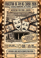 ESCUELA MUNICIPAL DE TEATRO: MUESTRA FIN DE CURSO 2026