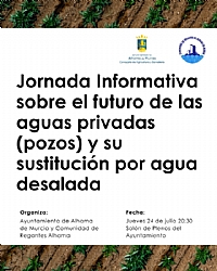 Jornada Informativa sobre el futuro de las aguas privadas (pozos) y su sustitución por desalada