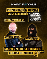FERIA 2025: ElPozo King Upp presents its team for Kart Royale