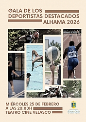 SPORTS GALA IN SPANISH: Sportswomen and sportsmen from Alhama de Murcia