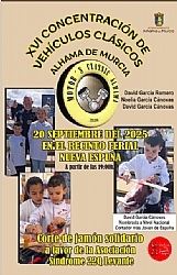 XVI Concentración de Vehículos Clásicos: CORTE DE JAMÓN SOLIDARIO