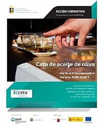 START OF THE OLIVE OIL TASTING WORKSHOP (in Spanish)