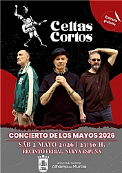 MAYOS 2026: Concierto de los Mayos con la actuación de CELTAS CORTOS