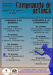 FIESTAS DE GEBAS: CAMPEONATO DE PETANCA