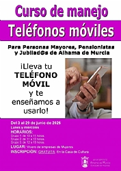 INICIO CURSO DE MANEJO DE TELÉFONOS MÓVILES
