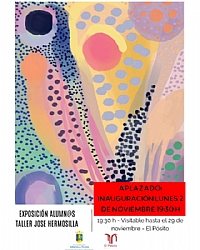 INAUGURACIÓN DE LA EXPOSICIÓN DE PINTURA DE LOS ALUMNOS DE MARÍA JOSÉ HERMOSILLA
